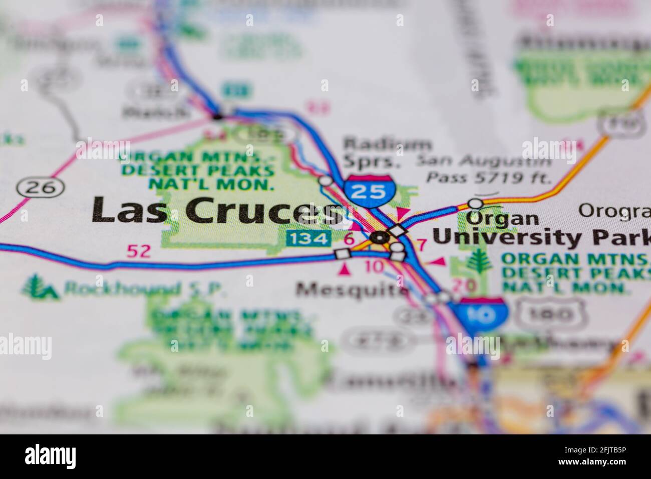 Las cruces new mexico map hi res stock photography and images alamy