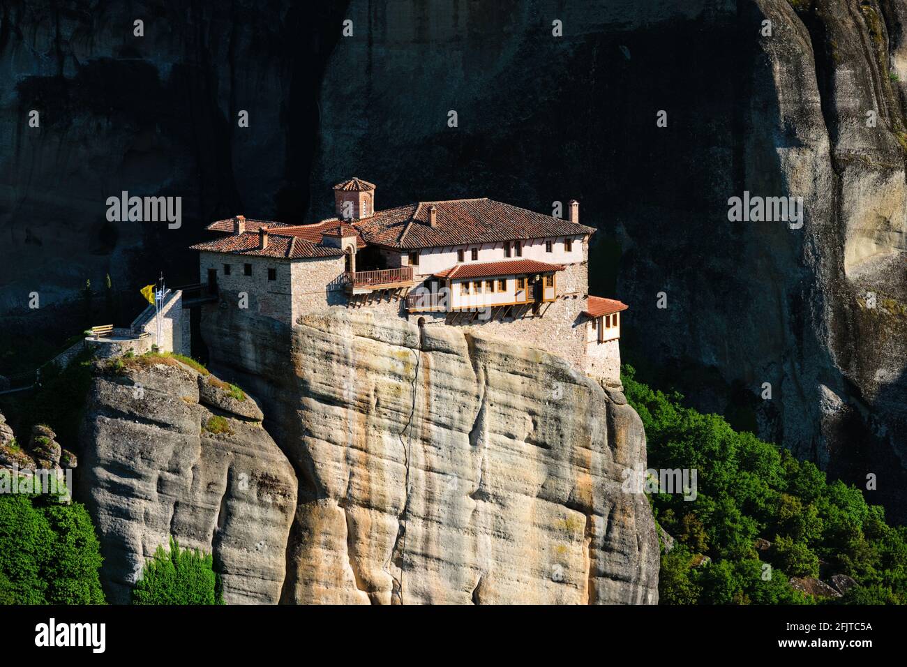 Monastery of Rousanou in Meteora in Greece Stock Photo - Alamy