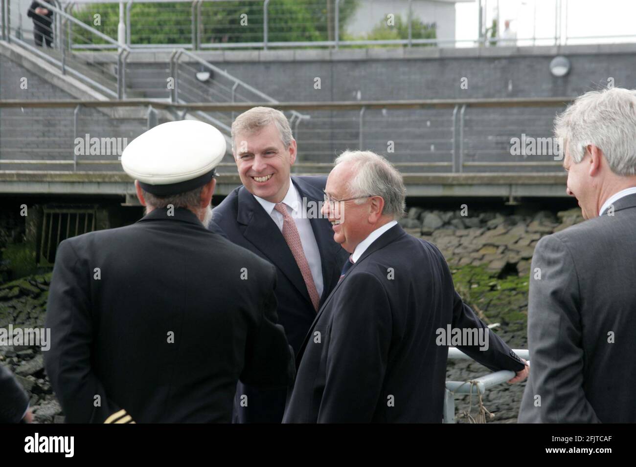 Maritime Museum, Braehead, Renfrewshire. Visit by HRH Prince Andew July