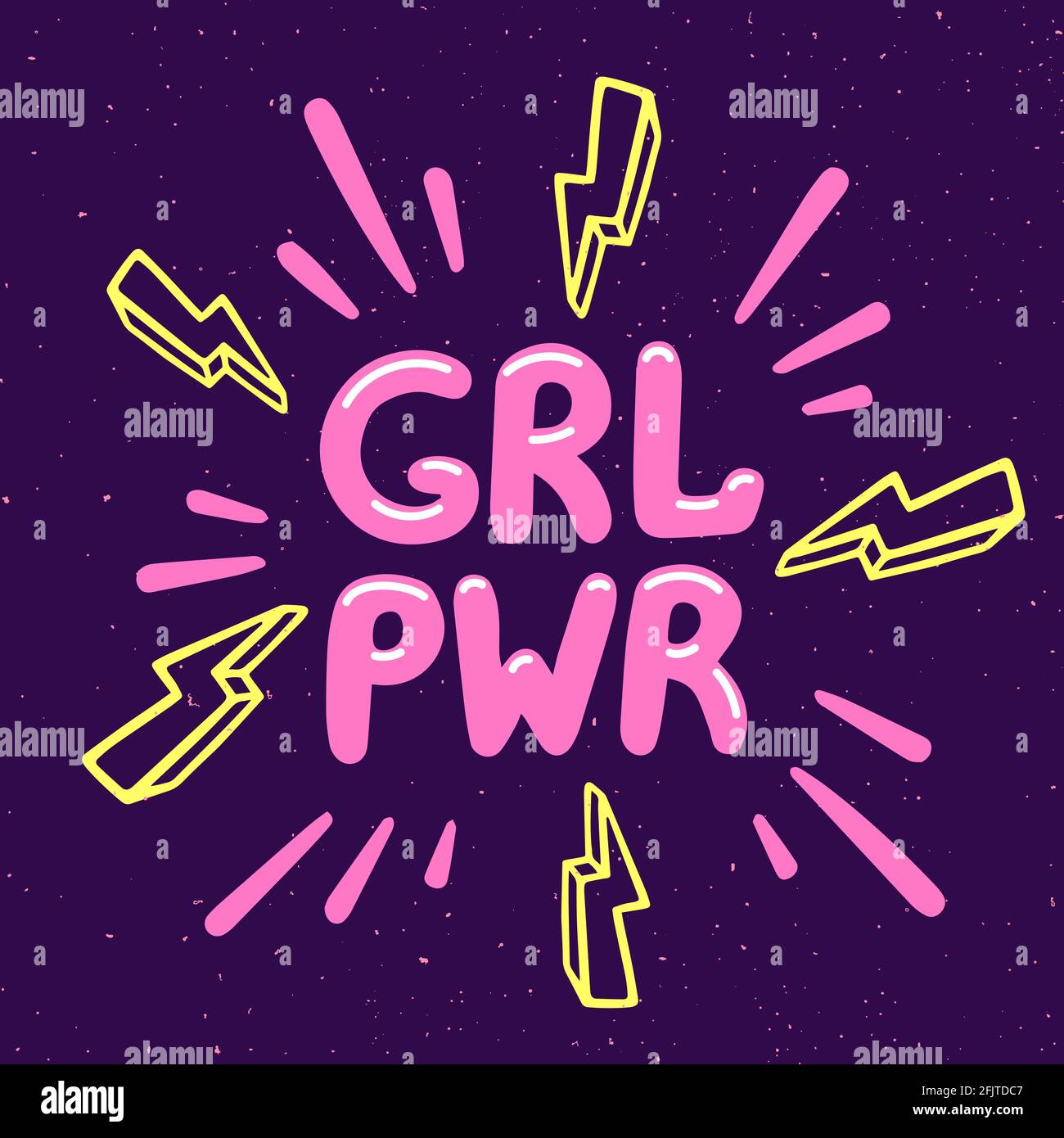 Grl Pwr Girl Power Womens Icon T-Shirt Cute Simple Feminist Grl Pwr Girl Power Womens Icon T-Shirt Cute Simple Feminist