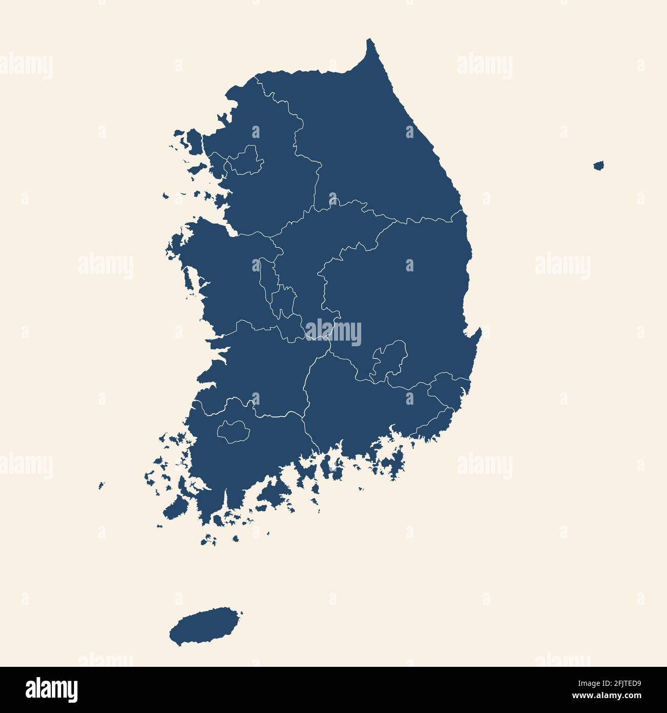 Creative south korea travel map hi-res stock photography and images - Alamy