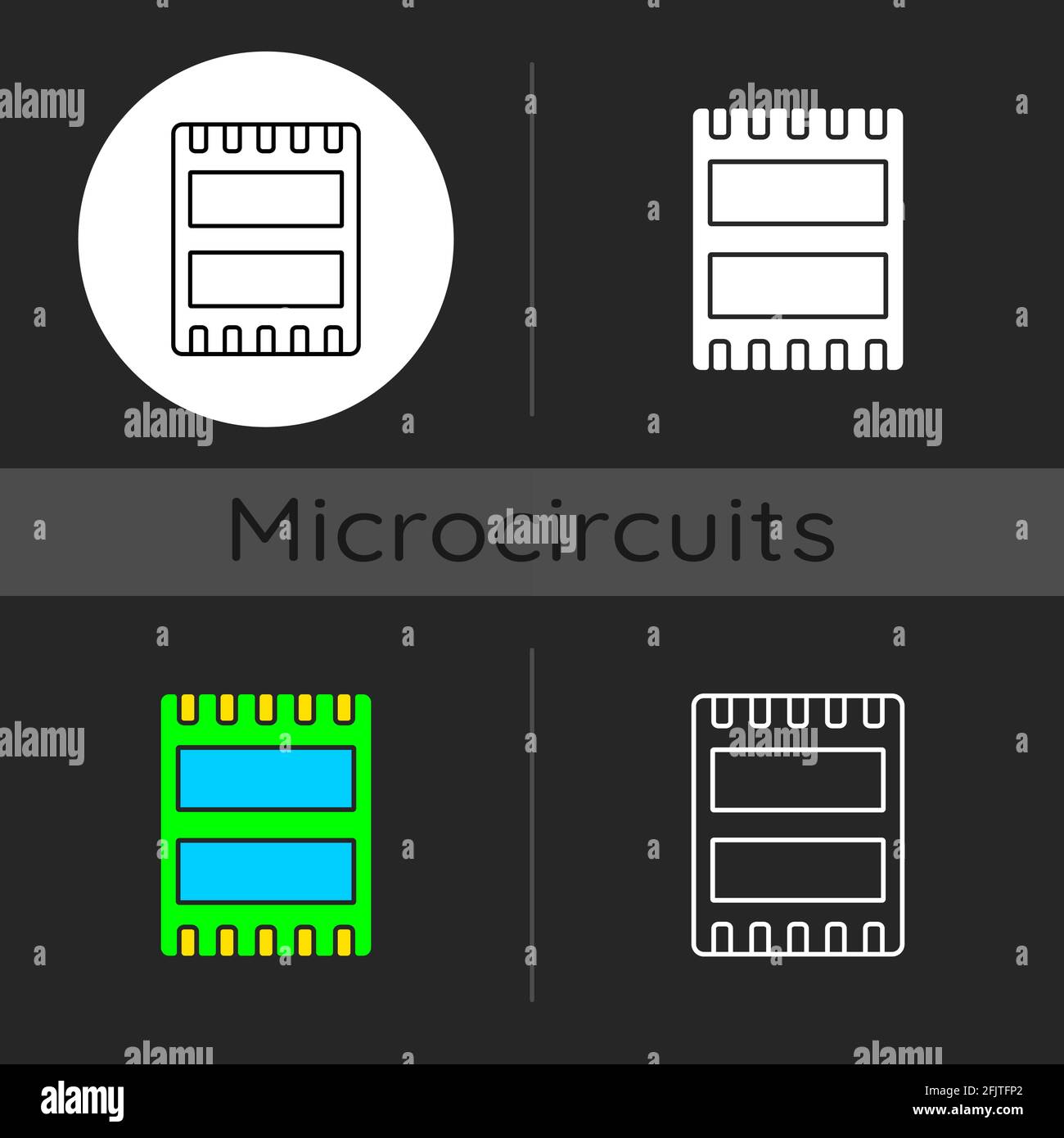 Computer port dark theme icon Stock Vector Image & Art - Alamy