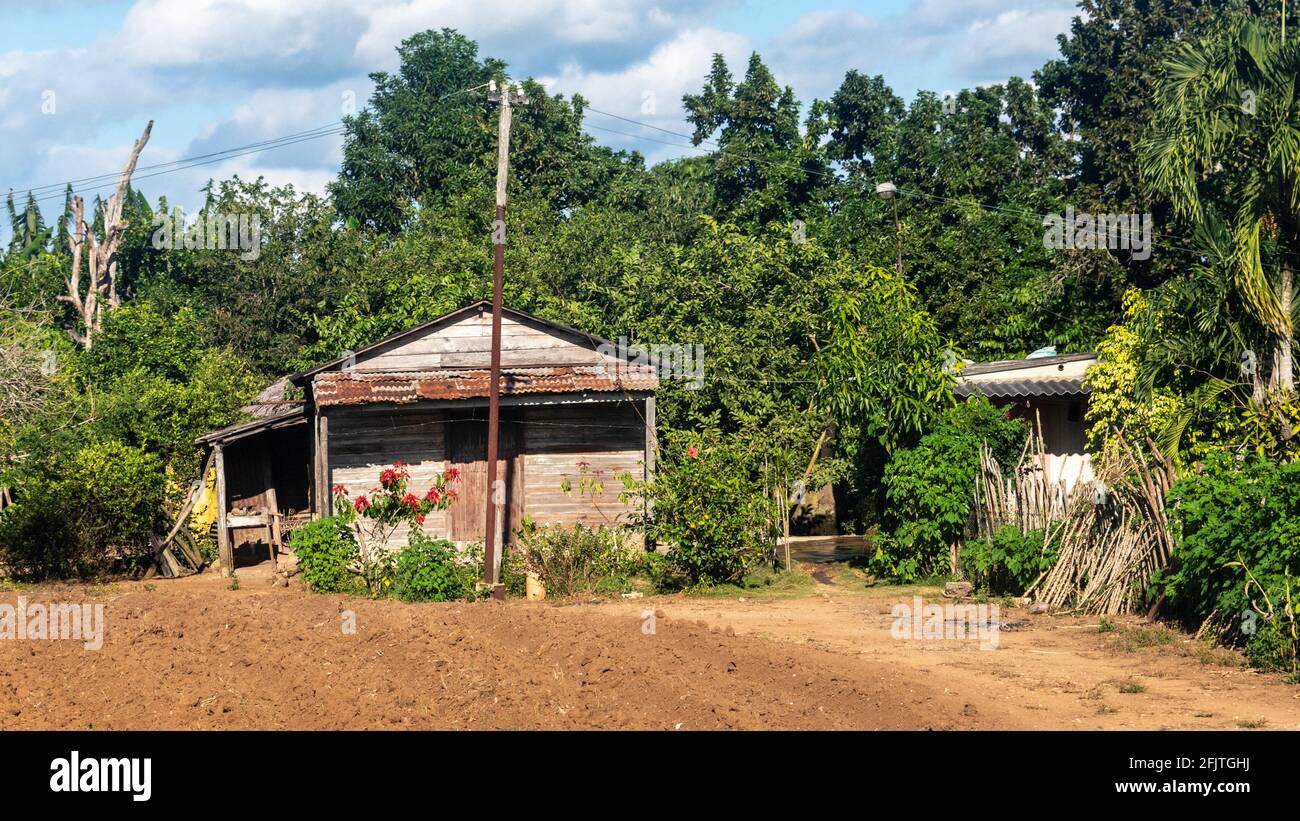 Cuban rural house, part of a series Stock Photo - Alamy