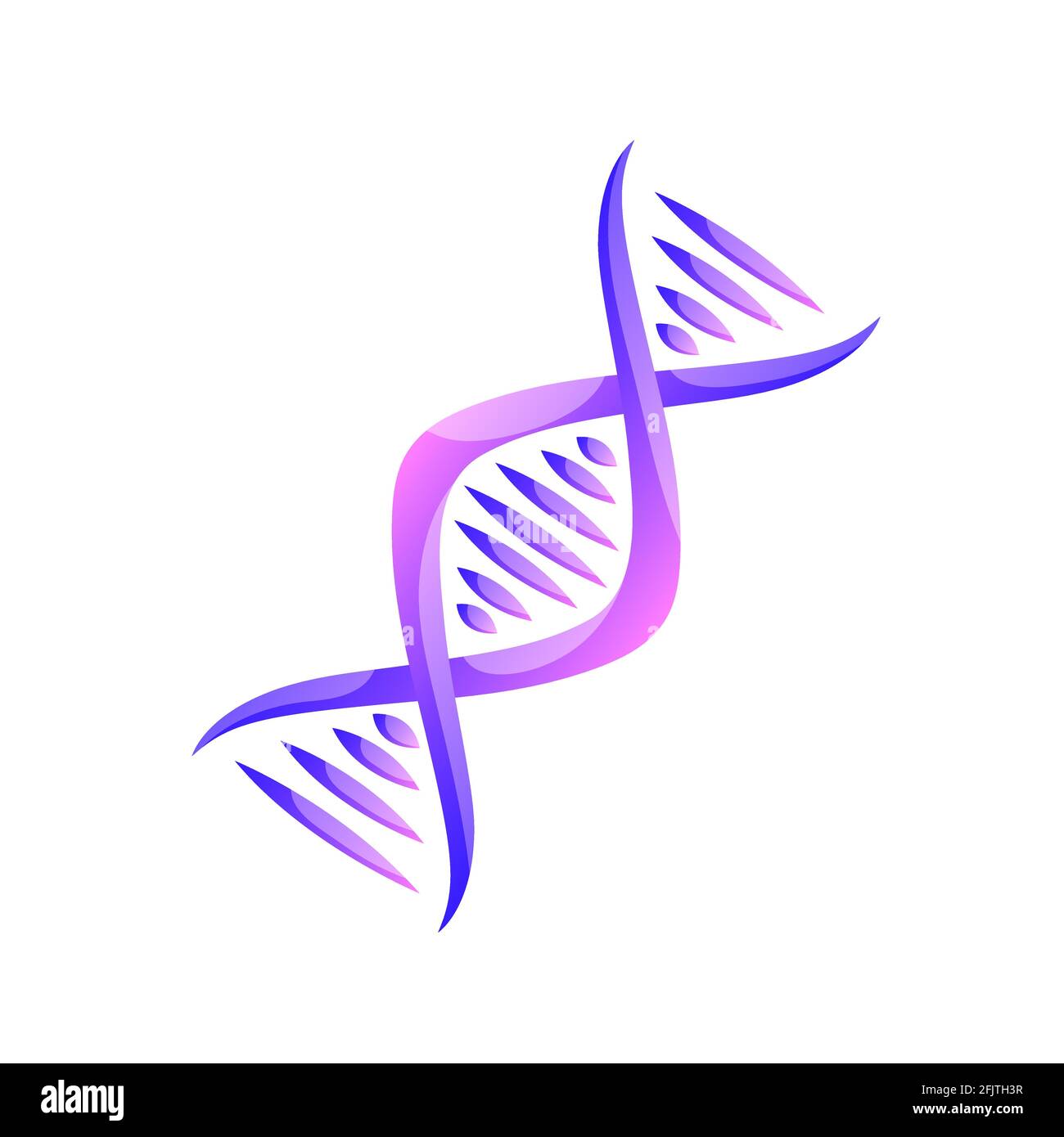 Dna helix icon, genetic medicine vector sign, spiral molecule structure.  Scientific cartoon symbol human gene code. Science and research, evolution,  g Stock Vector Image & Art - Alamy
