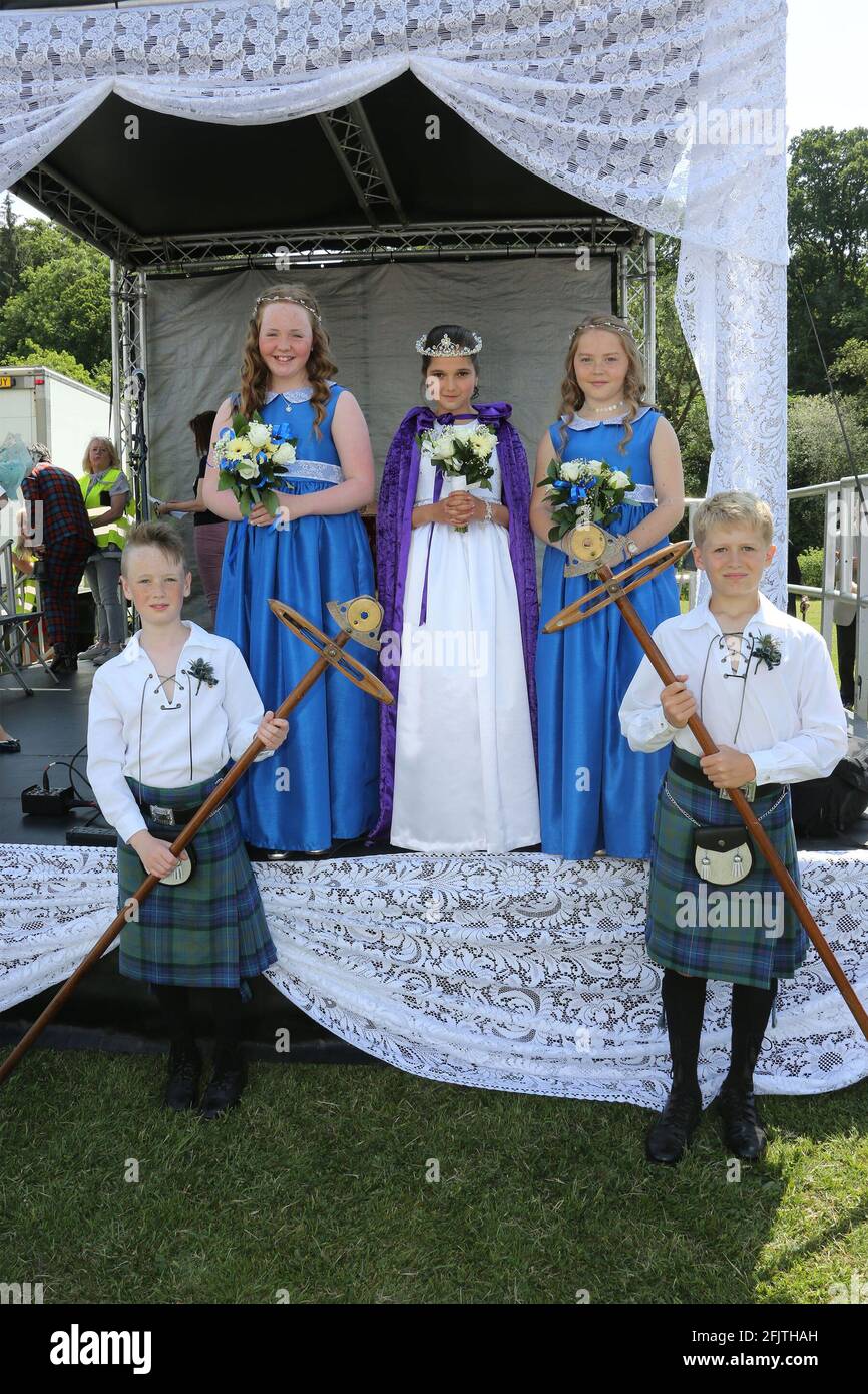 Darvel, Ayrshire, Scotland, UK 09 June 2018. Biannual gala day Gala