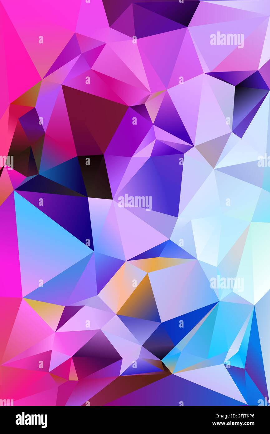Abstract art of geometric shapes with colorful texture Stock Photo - Alamy