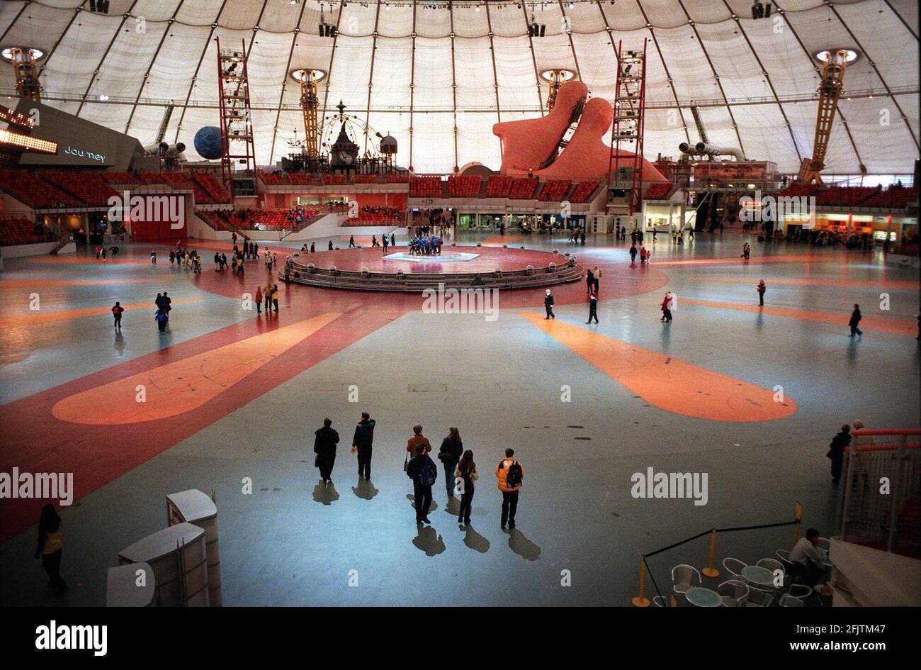 The Millennium Dome Interior Hi res Stock Photography And Images Alamy