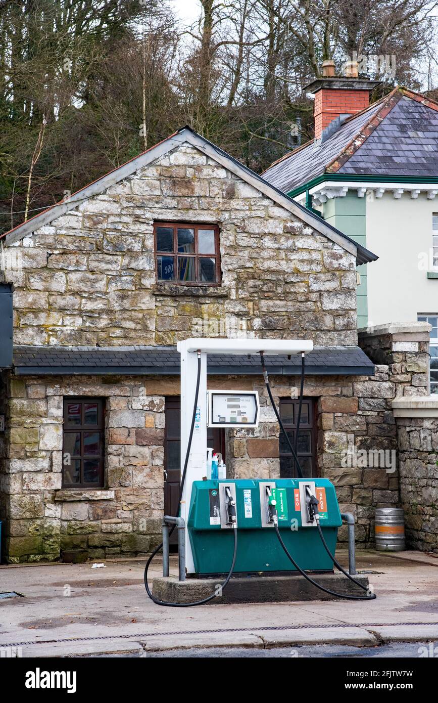 Oil station in Dowra town , Co Cavan, Ireland Stock Photo Alamy