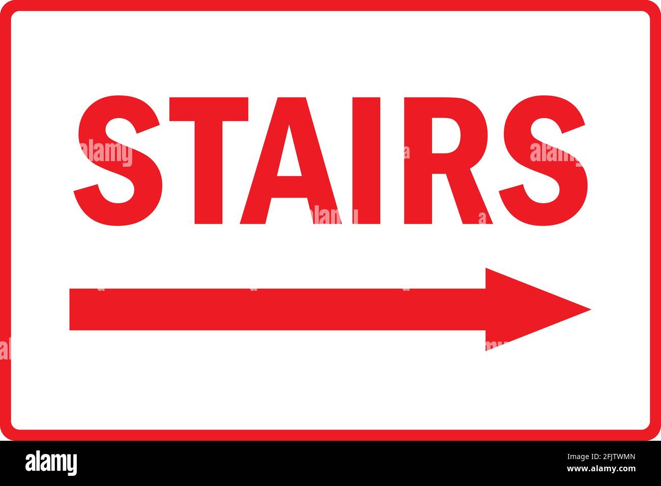 Stairs direction sign. Stairwell and Elevator Signs. Stock Vector