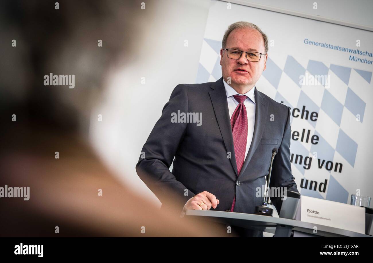 April 26, 2021, Munich, Bavaria, Germany: Munich Generalstaatsanwalt ...
