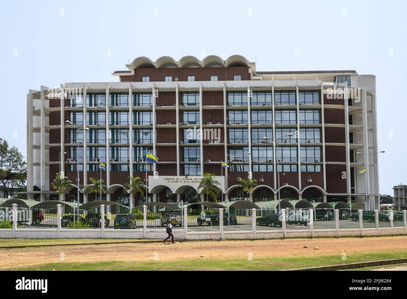 Gabon, Libreville, downtown, Ministry of Economy, Finance, Budget and