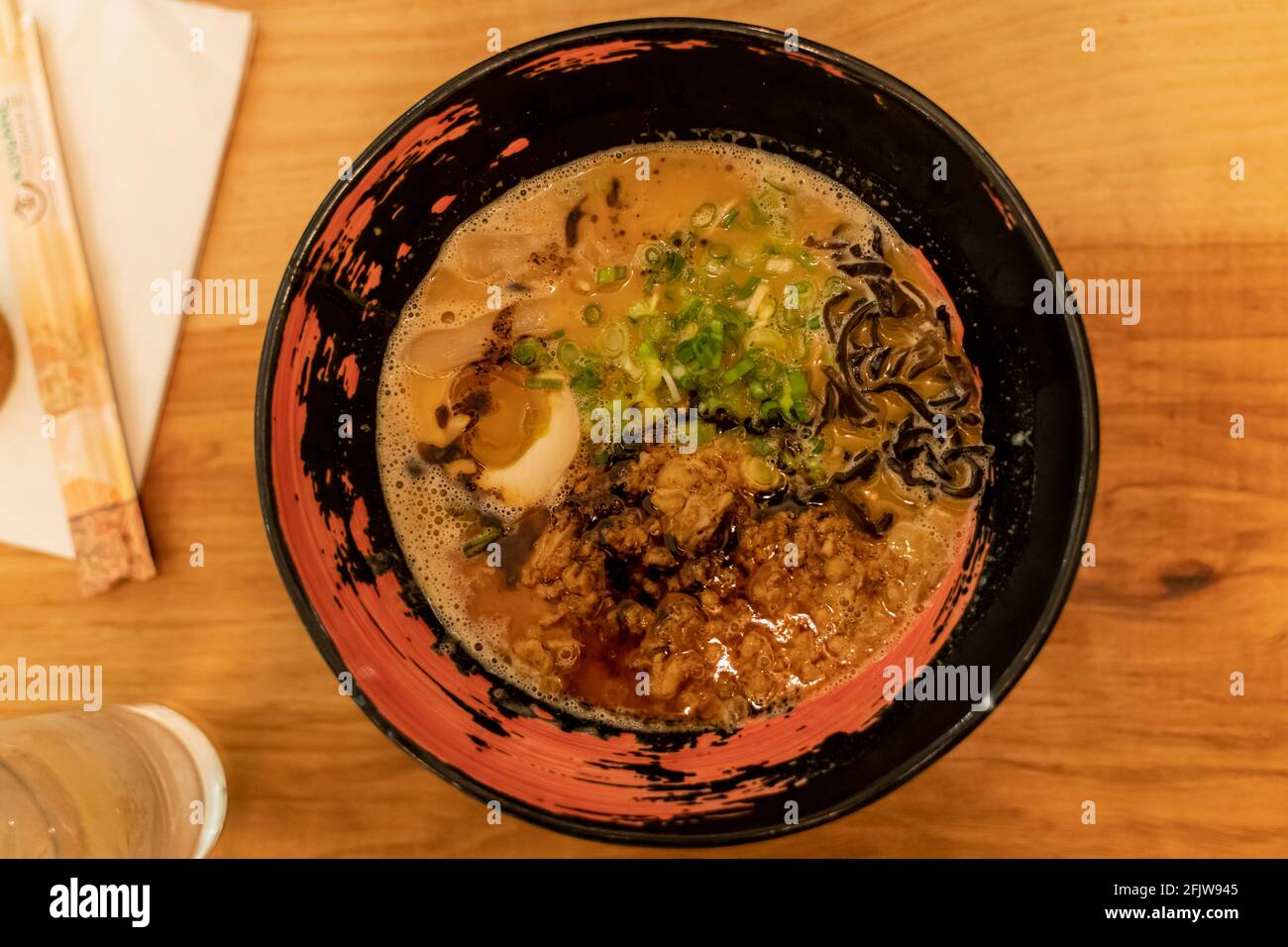 Bowl of Japanese Ramen Stock Photo Alamy