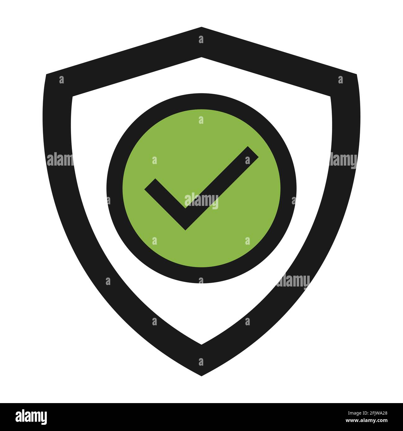Shield protect icon, safety symbol, defense logo, web button, internet ...