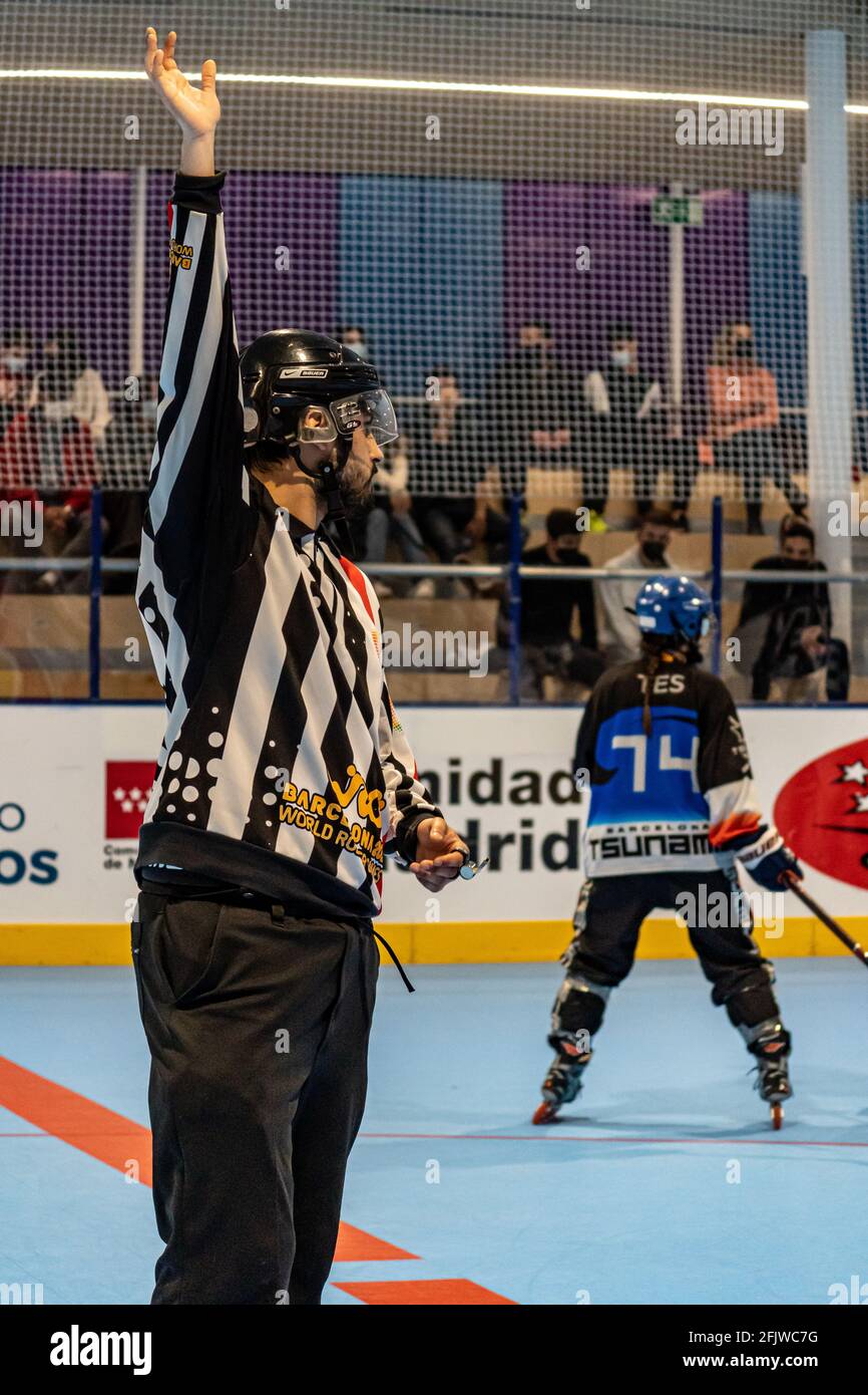 Spain roller hockey national team hires stock photography and images