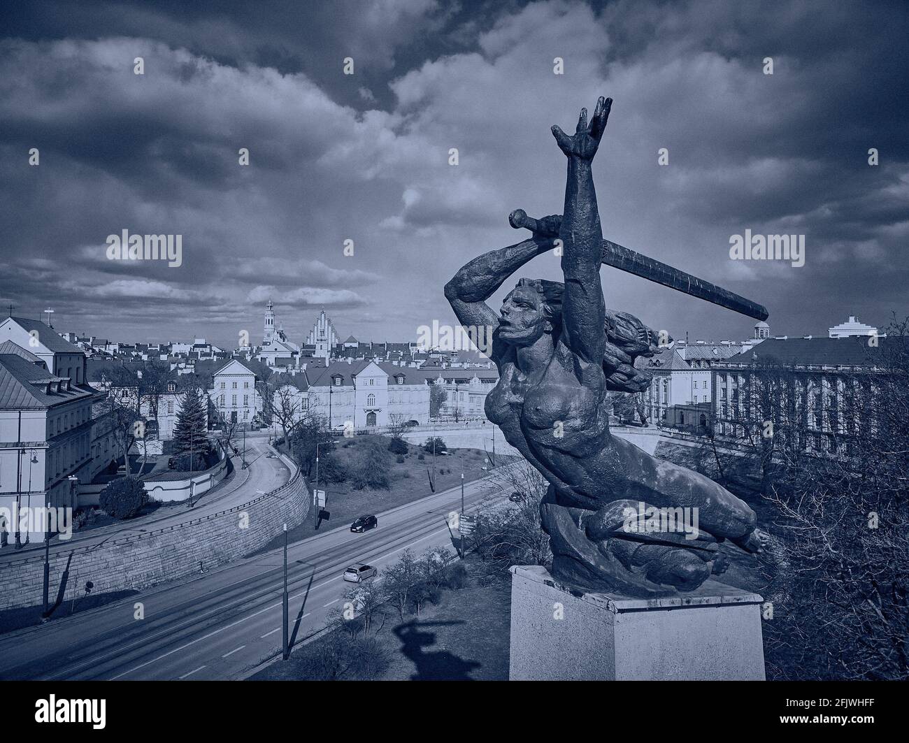 Nike monument warsaw poland hi-res stock photography and images - Alamy