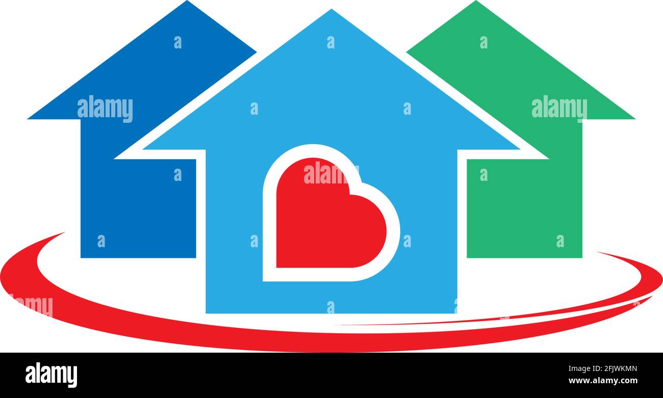 House icon logo simple design template vector illustration Stock Vector