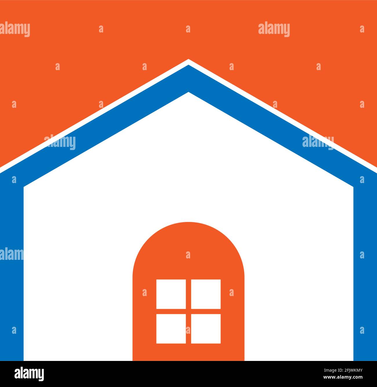 House icon logo simple design template vector illustration Stock Vector