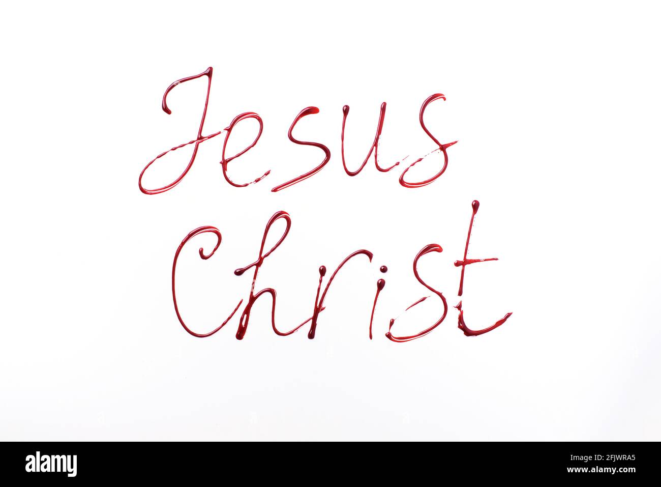 Jesus Name Written In Cursive Letters