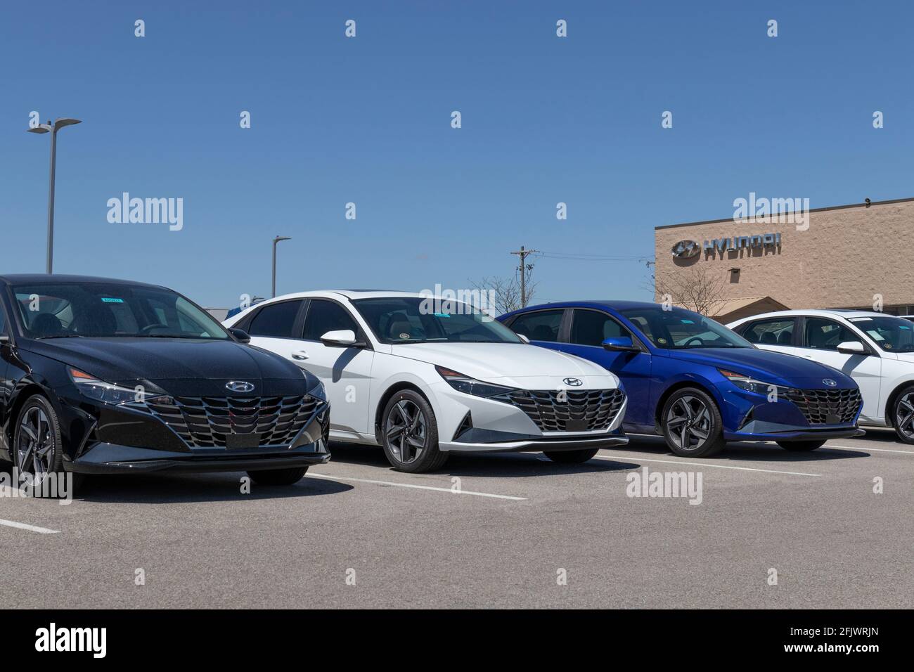 Avon - Circa April 2021: Hyundai Kona display at a dealership. Hyundai ...