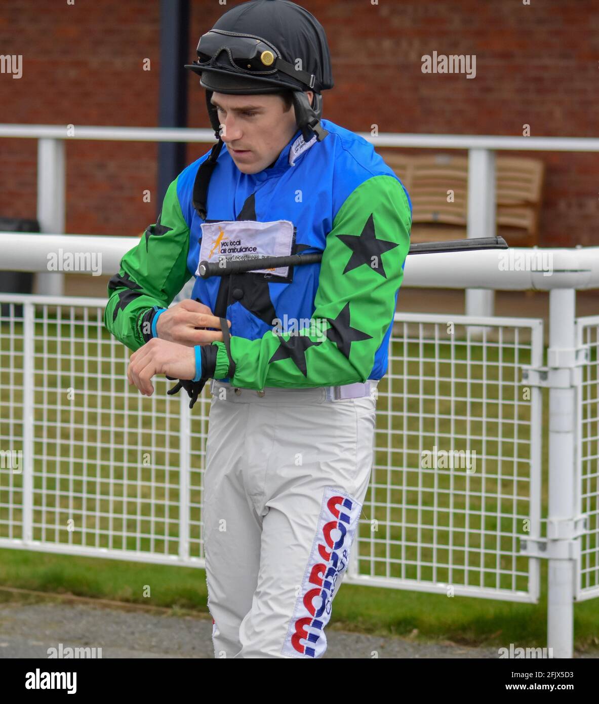 Ludlow Horse Racing meeting, National Hunt racing Stock Photo Alamy