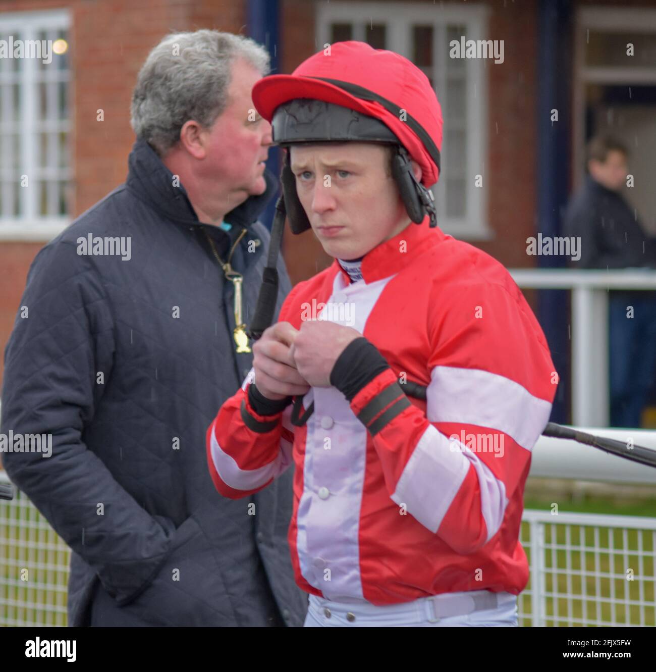 Ludlow Horse Racing meeting, National Hunt racing Stock Photo Alamy