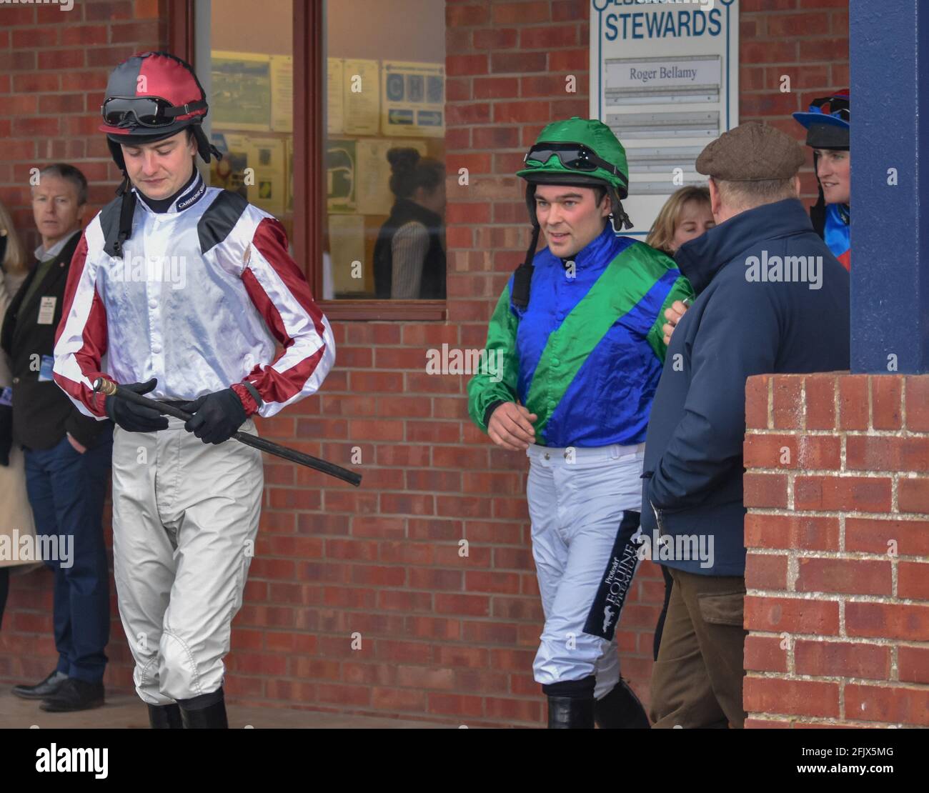 Ludlow Horse Racing meeting, National Hunt racing Stock Photo Alamy