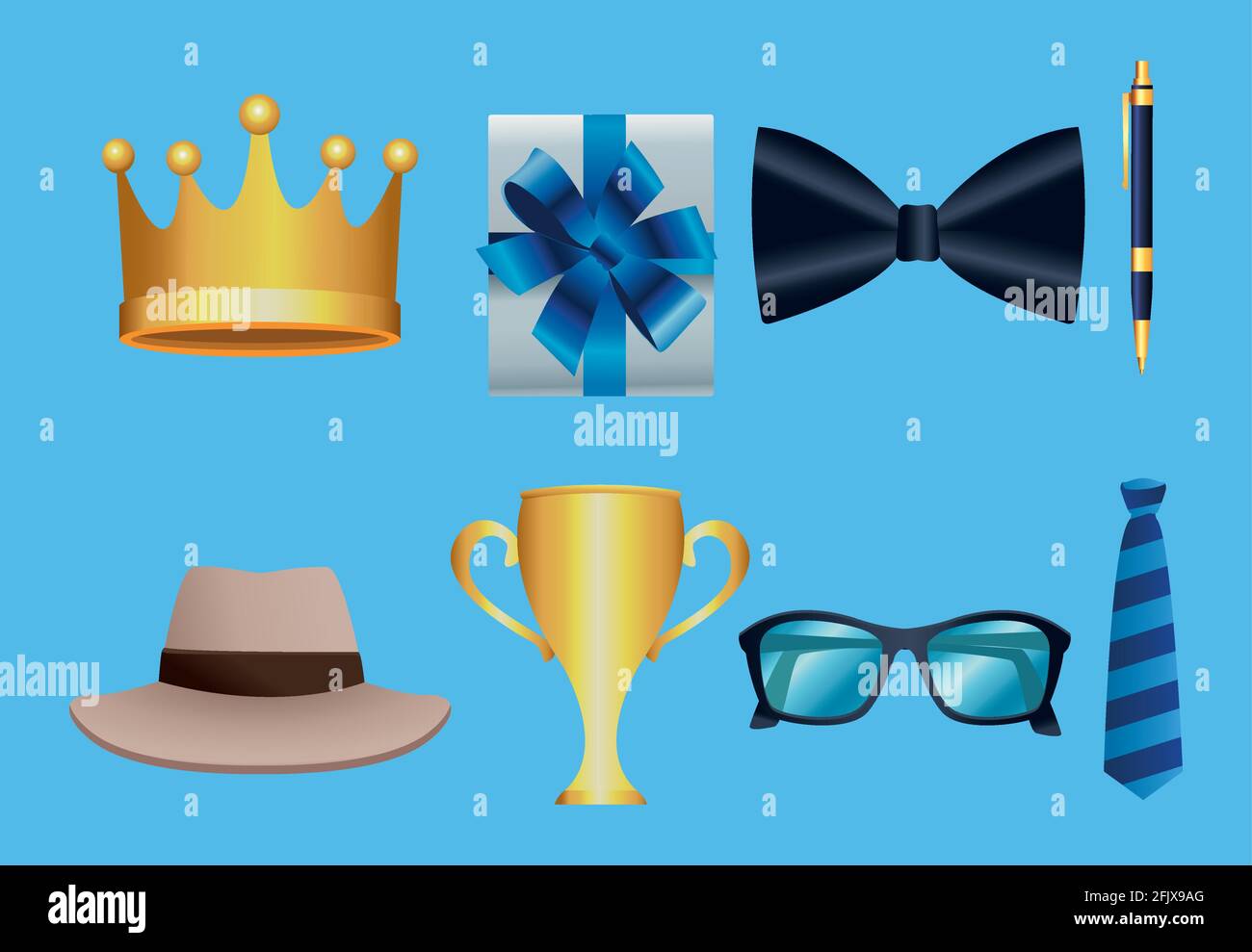 eight fathers day icons Stock Vector Image & Art - Alamy
