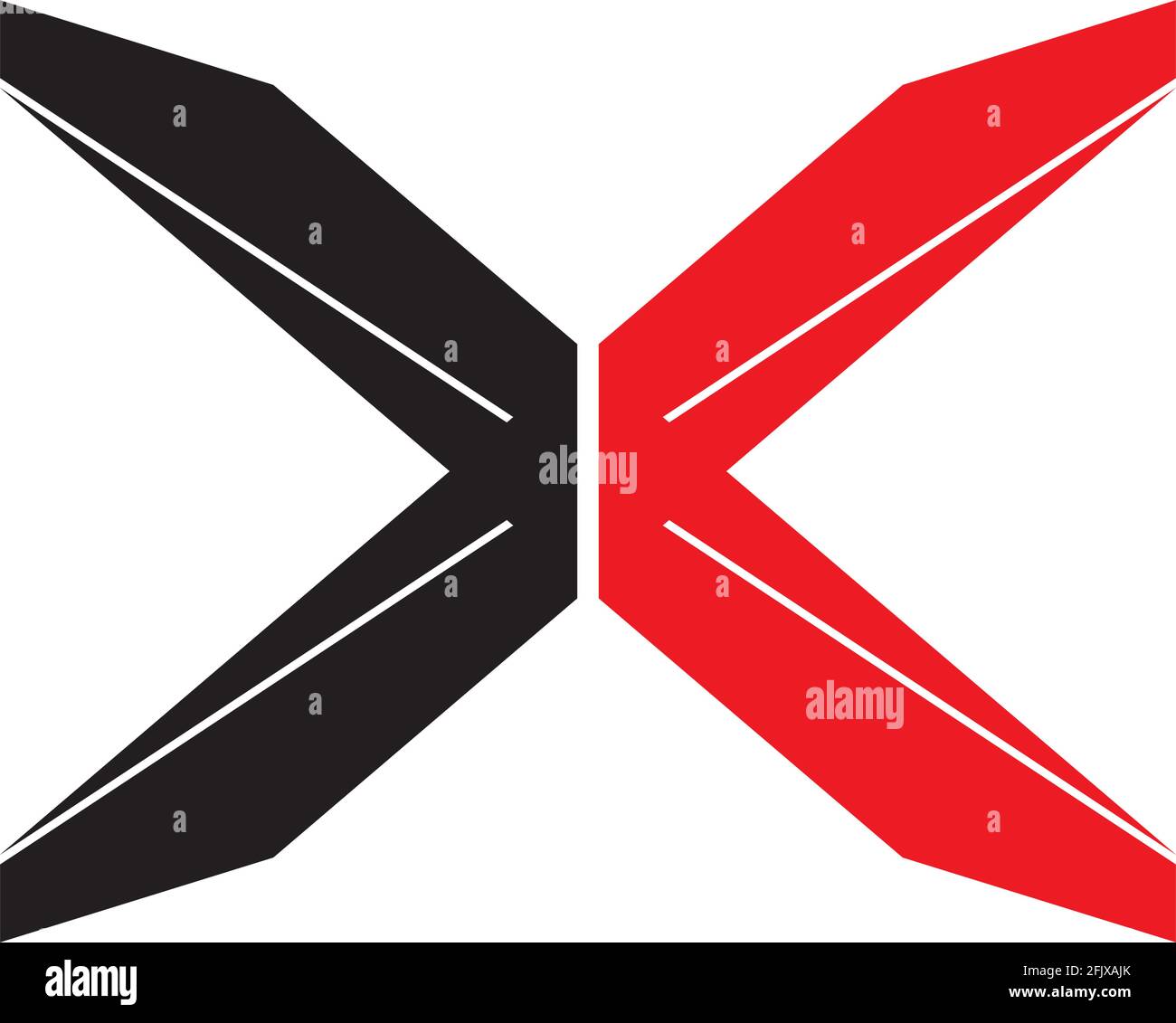 X Letter Logo Template vector icon illustration design Stock Vector ...