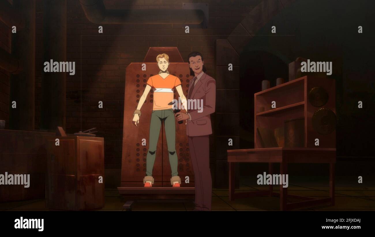 INVINCIBLE, from left: William Clockwell (voice: Andrew Rannells), D.A.  Sinclair (voice: Ezra Miller), You Look Kinda Dead', (Season 1, ep. 106,  aired Apr. 16, 2021). photo: ©Amazon  Courtesy Everett Collection Stock  Photo - Alamy