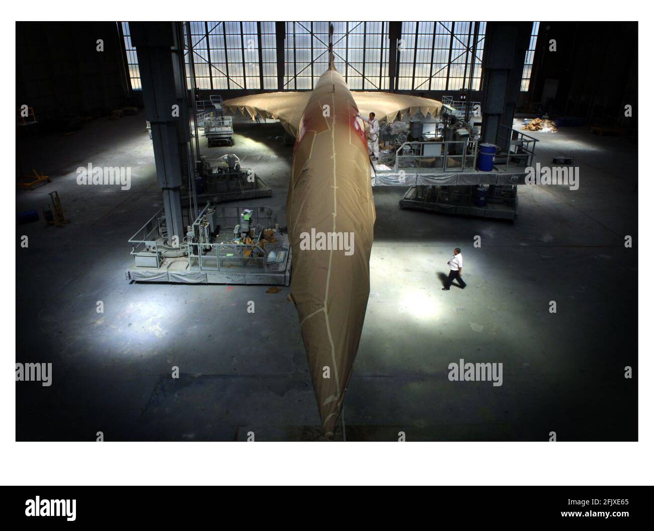 BA Concorde August 2001 first of the concorde fleet to be modified gets ...
