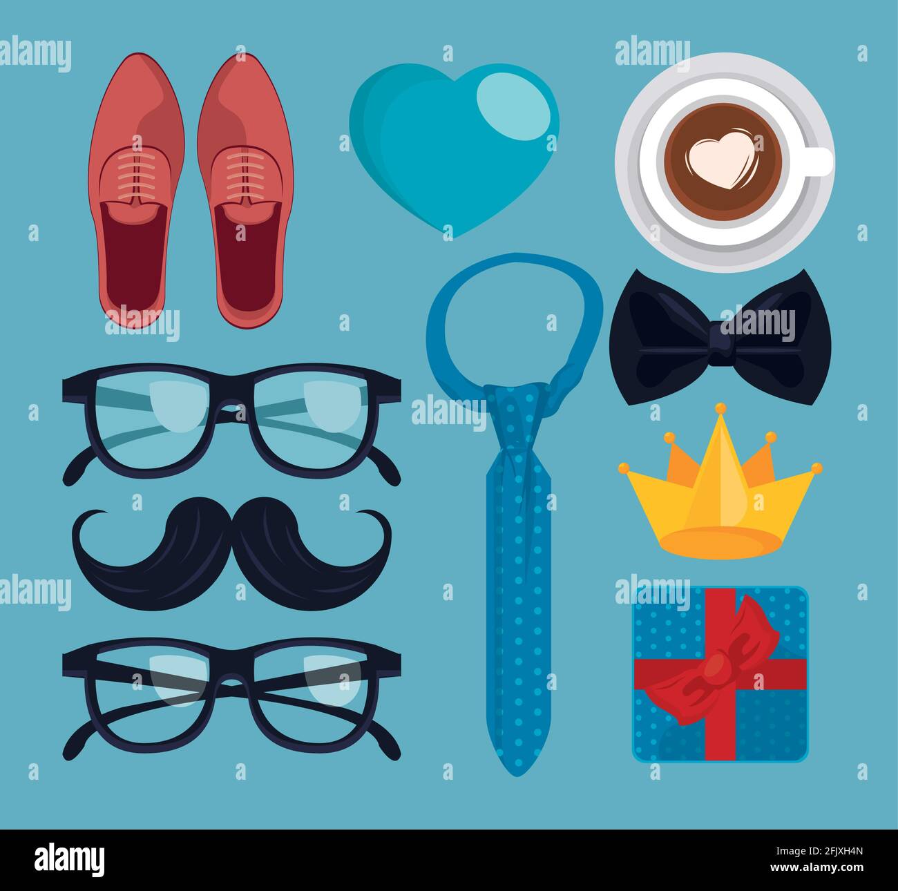 Fathers Day Bundle Stock Vector Image Art Alamy