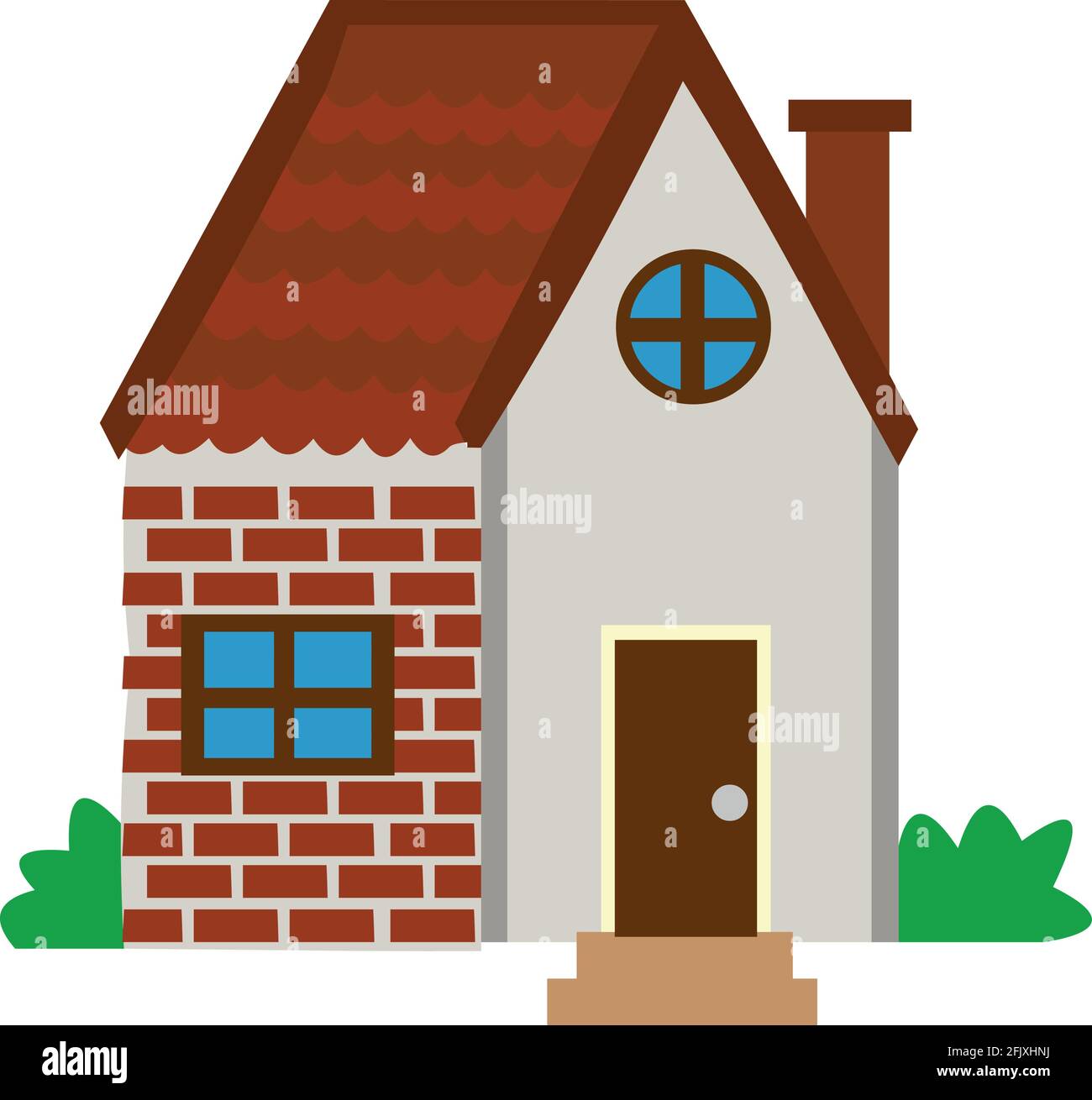 Vector emoticon illustration of a house Stock Vector Image & Art Alamy