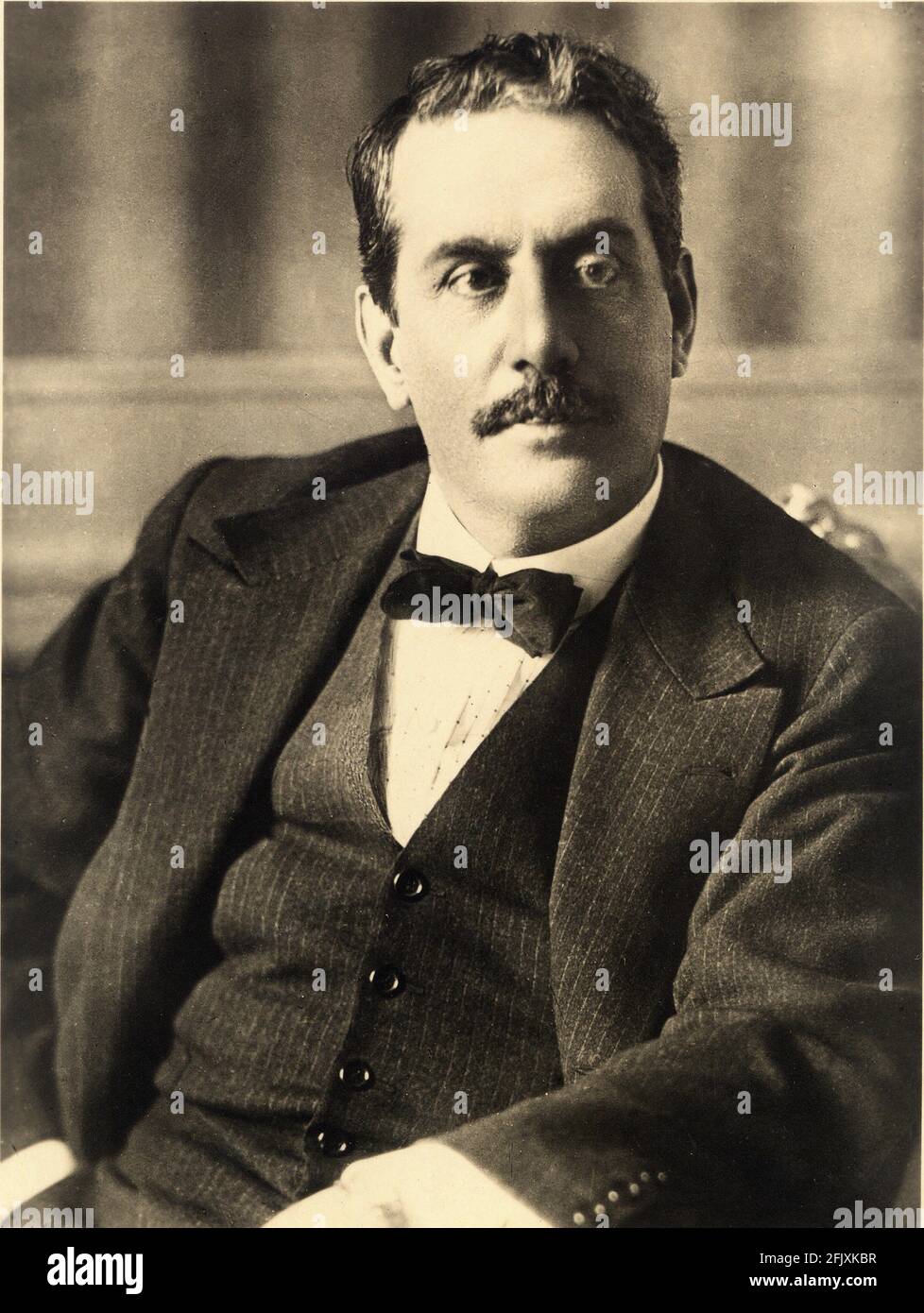 1905 ca: The italian celebrated Opera music composer GIACOMO PUCCINI ( 1858  - 1924 ) - COMPOSITORE LIRICO - LIRICA - MUSICA classica - classical -  musicista - musician - portrait -