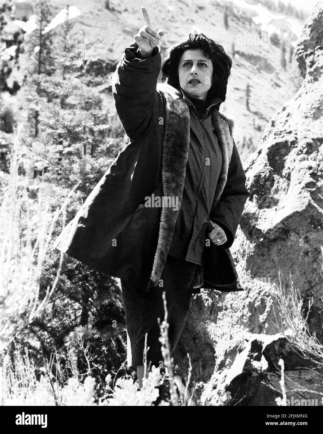 1958 , USA : The italian movie actress ANNA  MAGNANI  in  WILD IS THE WIND  ( Selvaggio è il vento )  by George Cukor , from the roman ' Furia ' by Vittorio Nino Novarese , Paramount Pictures  - CINEMA - FILM - attrice ----   Archivio GBB Stock Photo