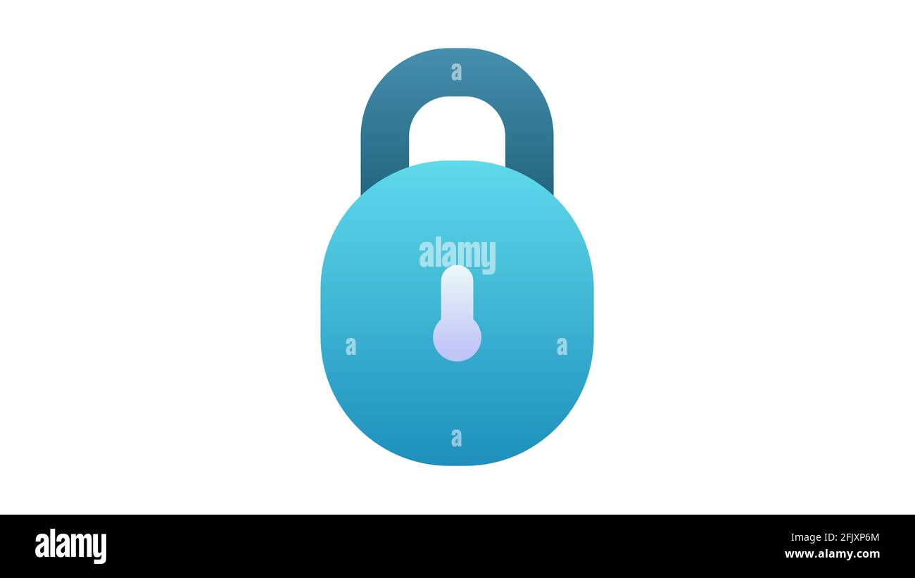 lock security padlock single isolated icon with single isolated icon ...