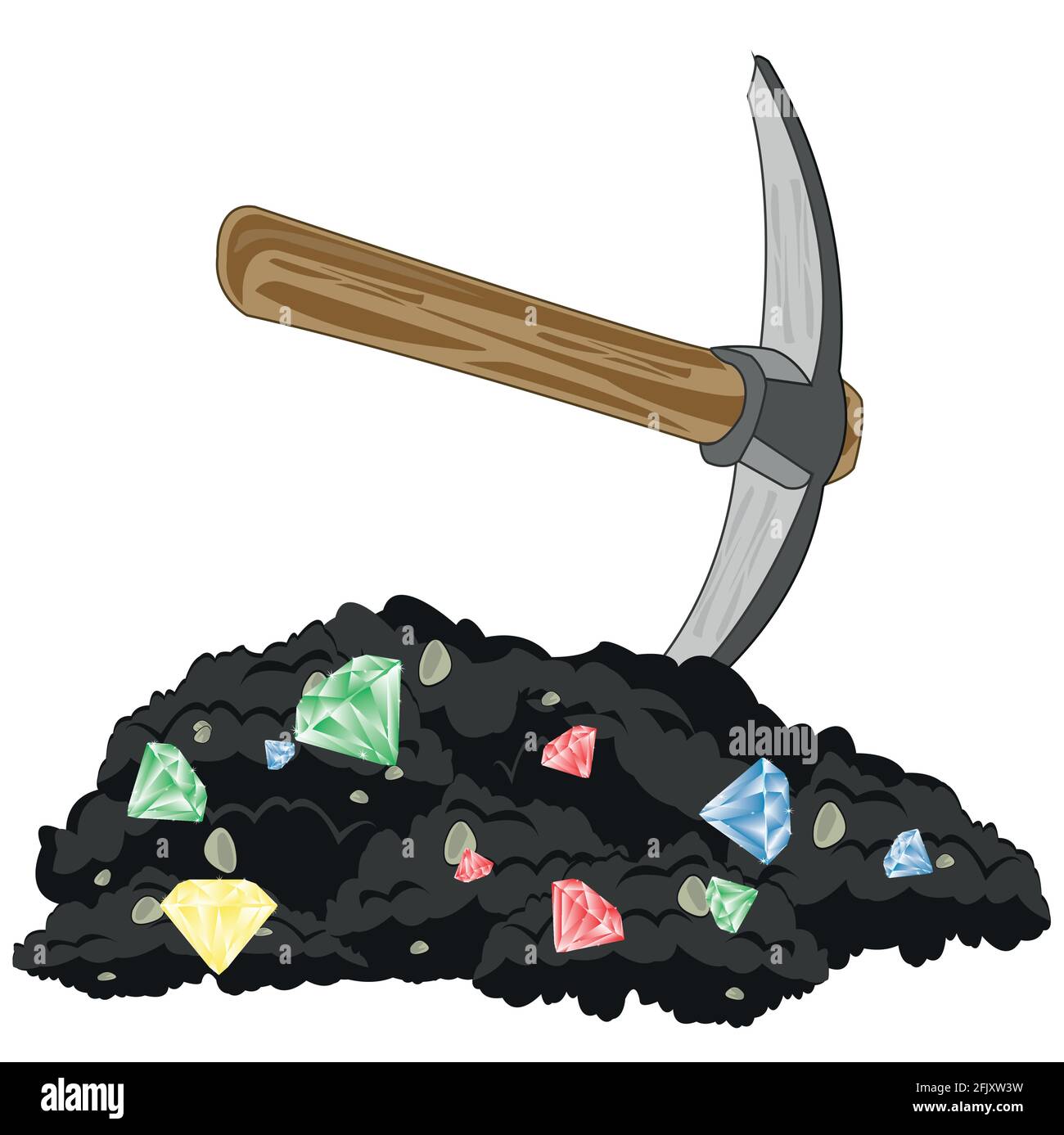 Mining Tools Cut Out Stock Images & Pictures - Alamy