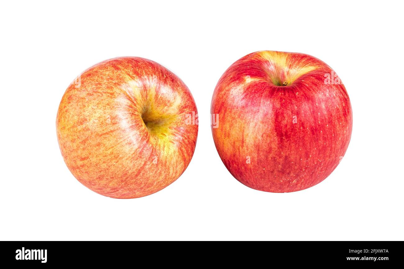 Red apple isolated on white background Stock Photo - Alamy