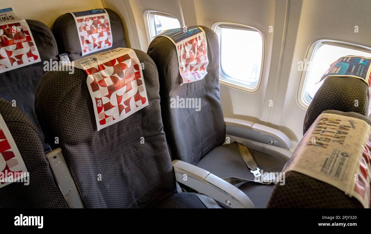 Spicejet Plane Inside