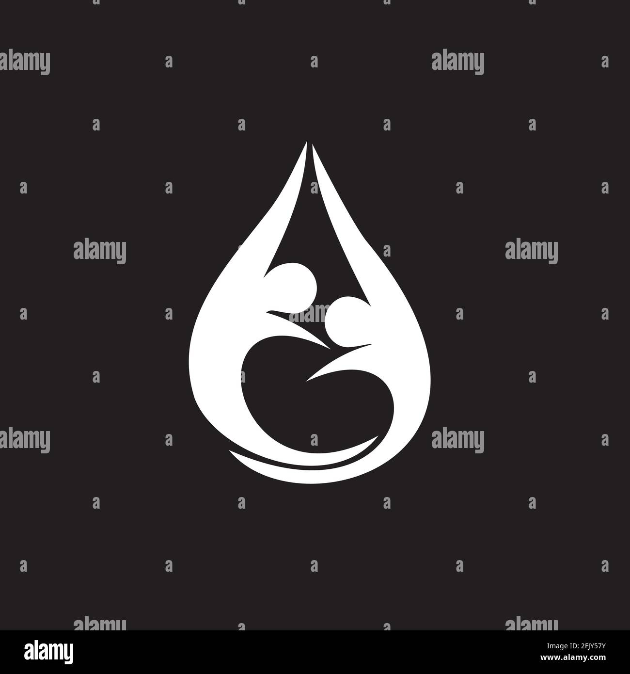 Water purification company logo design template Stock Vector Image