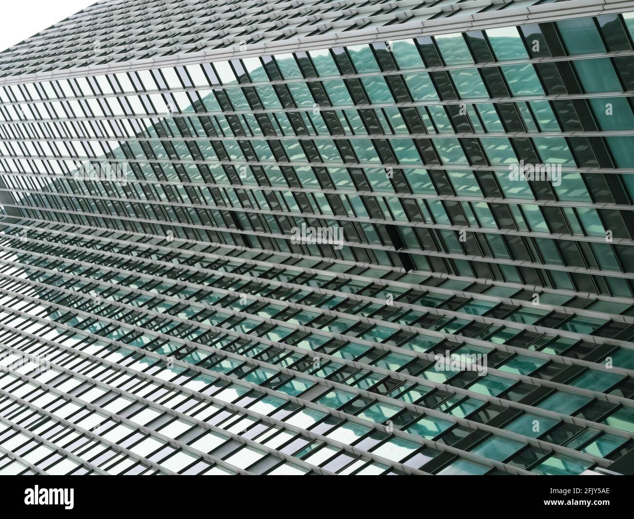 reflections on an modern architecture, reflections London Stock Photo