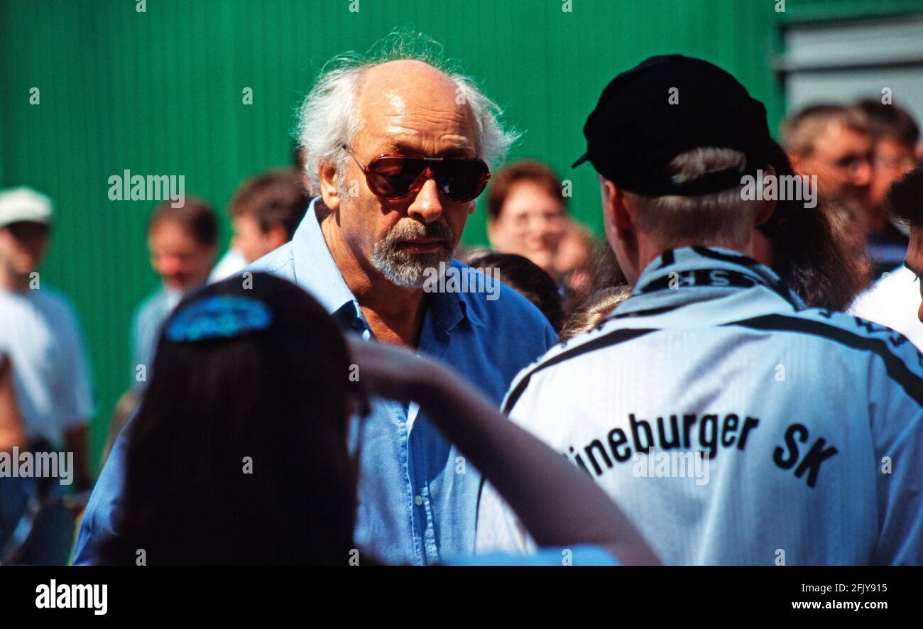 comedian Karl Dall on the occasion of a benefit match organised by the sports club LSK, May 17, 1998, Lüneburg, Lower Saxony, Germany Stock Photo