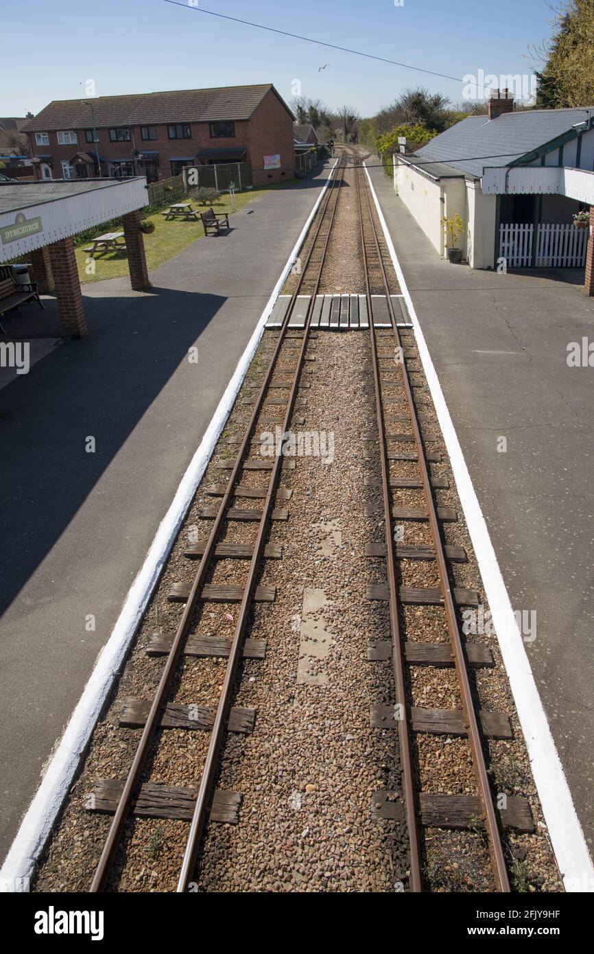 dymchurch station on the romney hythe and dymchurch miniature railway