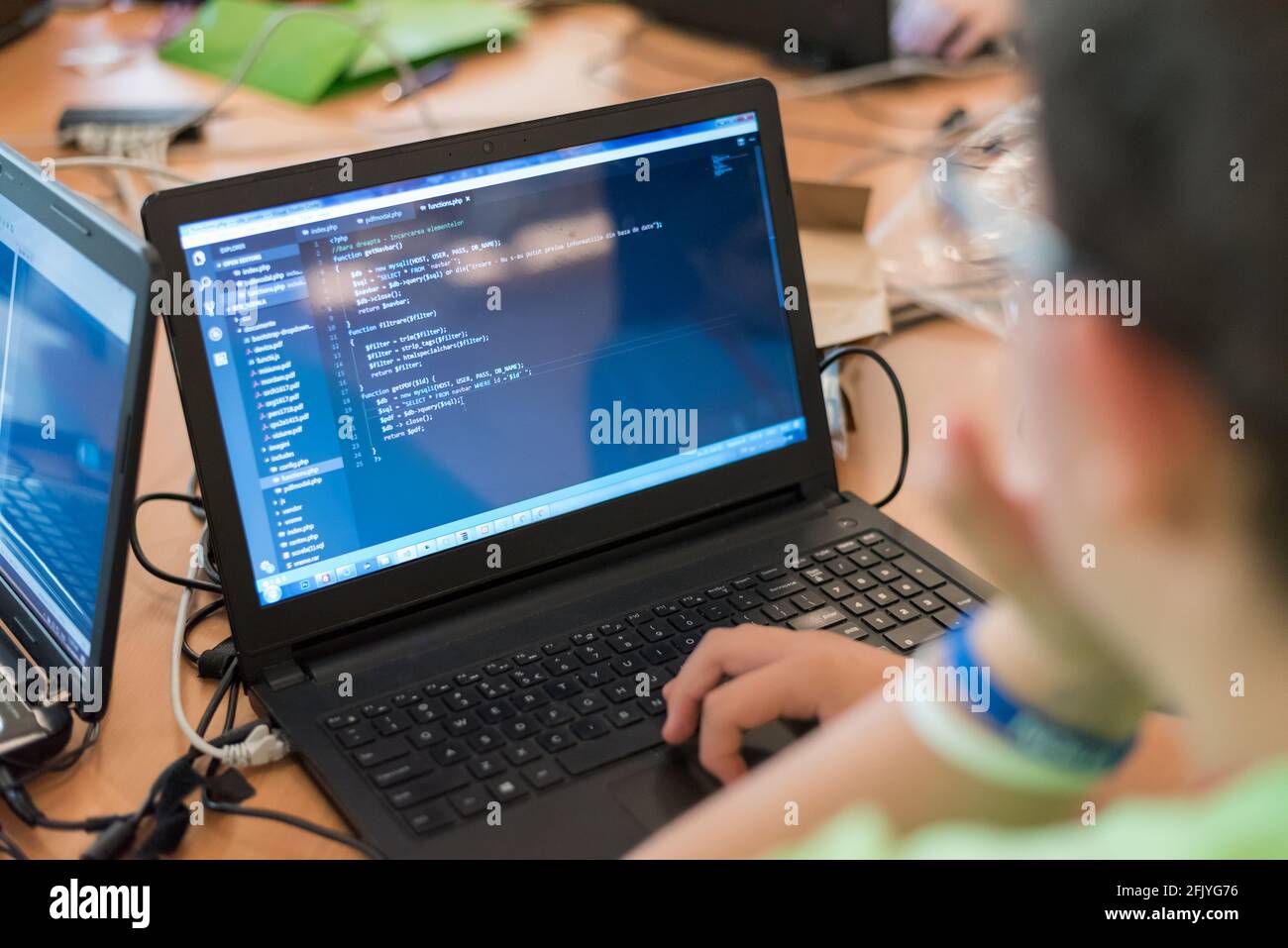 Man programming hi-res stock photography and images - Alamy