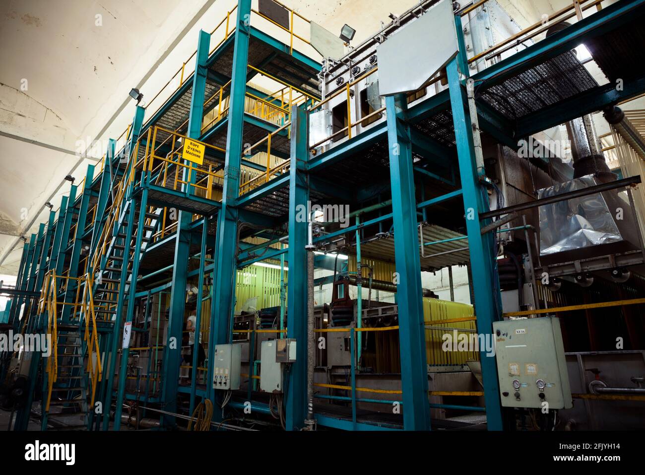 Fabric dyeing process hires stock photography and images Alamy