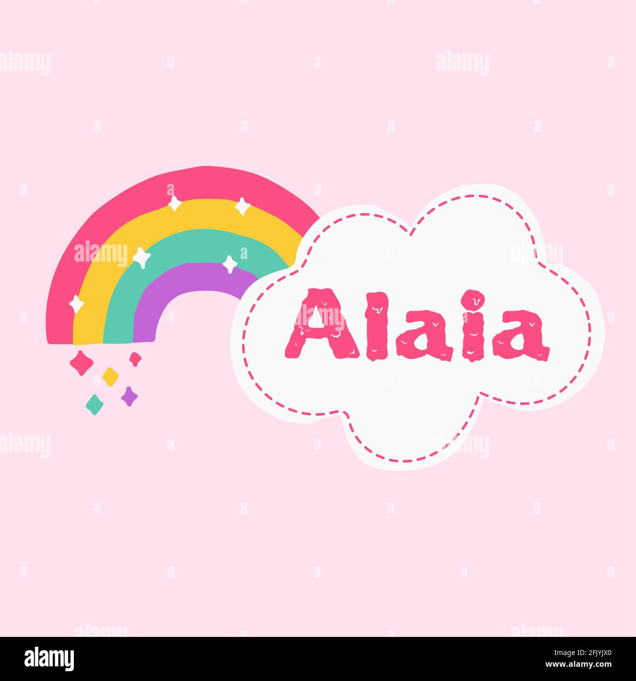 girl name design Stock Photo Alamy