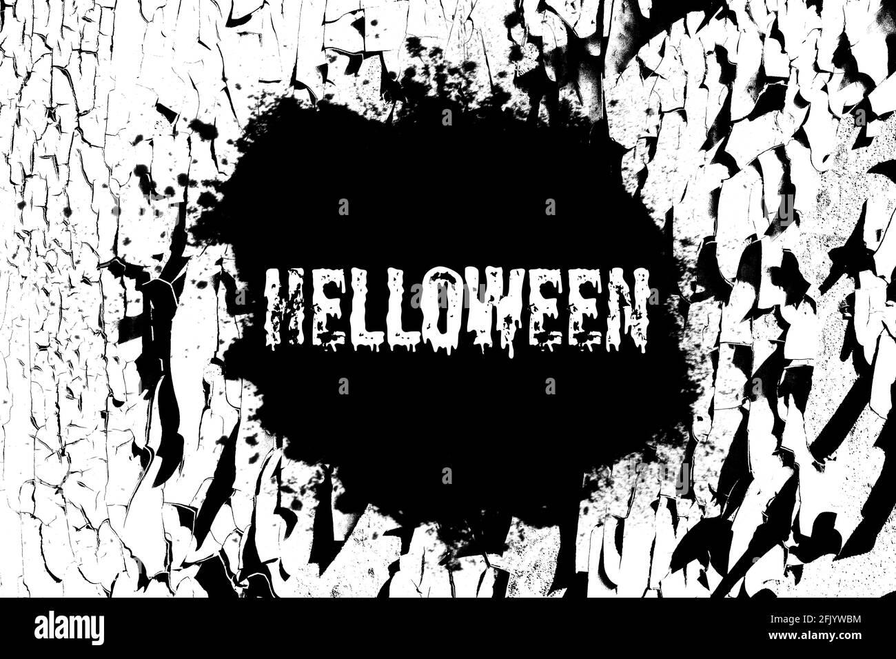 black banner on an abstract background. halloween holiday. High quality photo Stock Photo