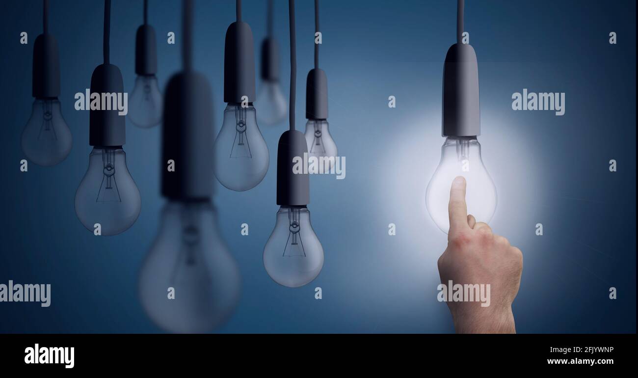 Touching halogen bulbs with fingers outlet
