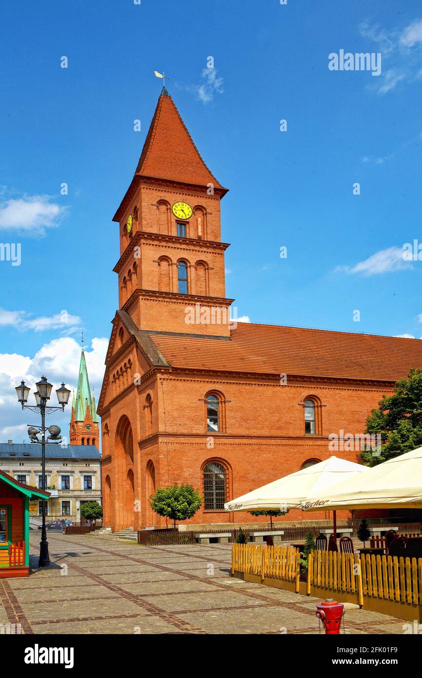 Poland, Torun, Ewangelican church, Kuyavian-Pomeranian voivodeship. Stock Photo