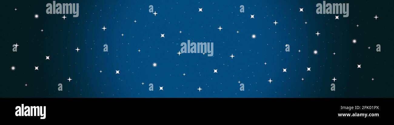 Illustration of the starry night sky Stock Photo - Alamy