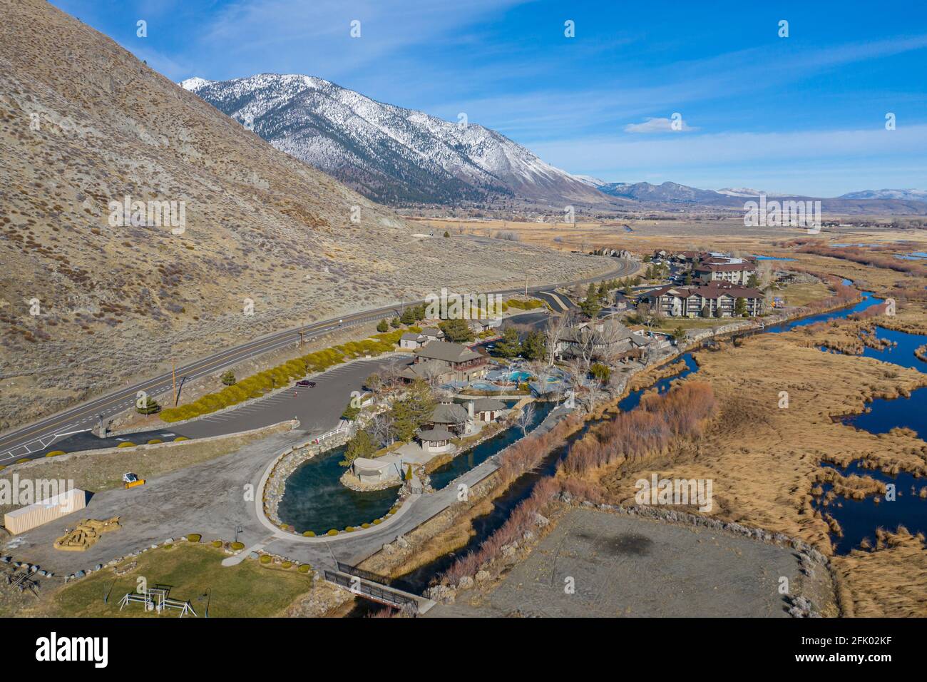 GENOA, NEVADA, UNITED STATES Dec 15, 2020 An aerial drone